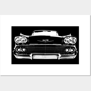 1958 Bel Air white Posters and Art